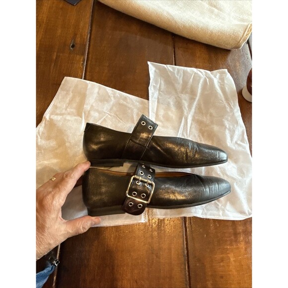 Miz Mooz Zephyr Leather Gunmetal Gray Mary Jane | Size 40 - Picture 8 of 14